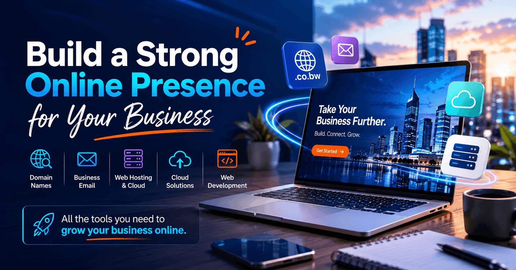 Everything Your Business Needs to Get Online in Botswana